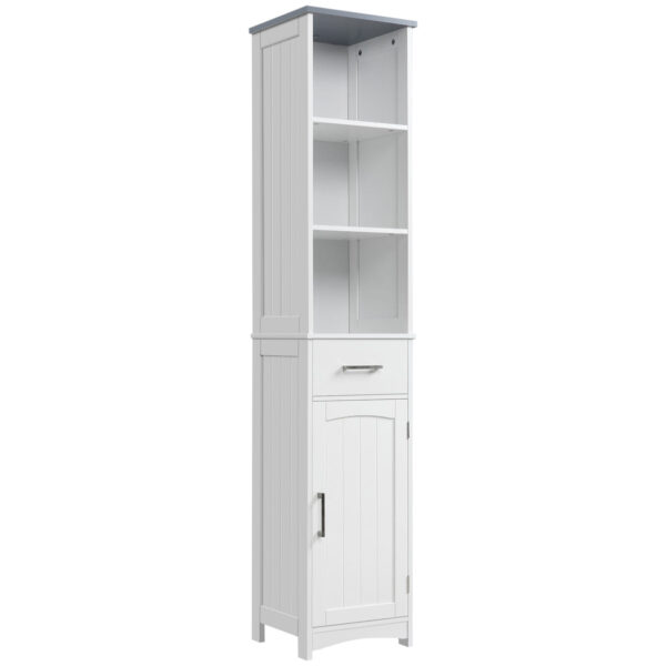 Easycomfort Garderobekast Badkamer met 3 niveaus kluis, 1 cassette en 1 meubel, 34x30x163cm