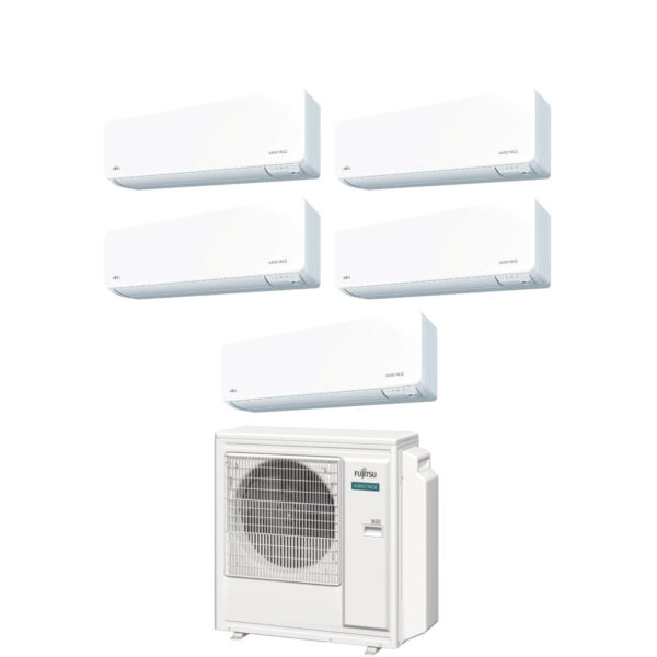 Fujitsu Penta Split Inverter Airconditioning KG-serie 9+9+12+12+12 met AOYG36KBTA5 R-32 Geïntegreerde Wi-Fi 9000+9000+12000+12000+12000
