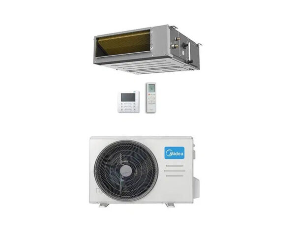 Kanaliseerbare airconditioner Midea Inverter 18000 BTU serie A7 R-32 met toegewezen opdrachten