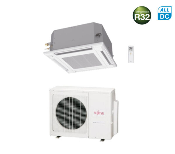 Fujitsu Airconditioner 4-weg Cassette KV ECO-serie 22000 Btu R-32 cod. AUXG22KVLA A++ - NIEUW