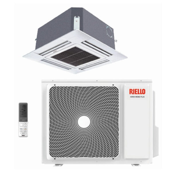 Riello Airco Omvormer Cassetta 4 Vie AMK 12000 btu 35 P