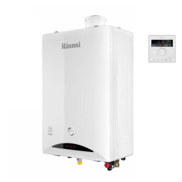 RINNAI condensatieketel ZEN 34 kW Low NOx Geïntegreerde wifi Geïntegreerde condensaatneutralisator cod. REB-KBI3535FF-LPG LPG Compleet met rookgasafvoer