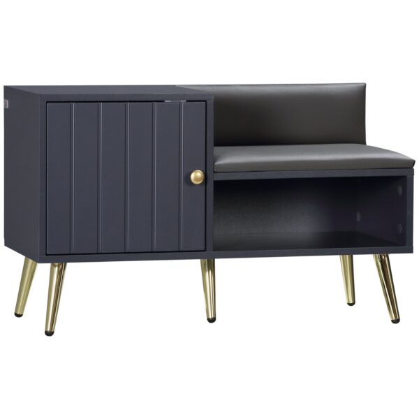 EasyComfort Schoenenkast met zitting — 4 paar, 80x33x49 cm