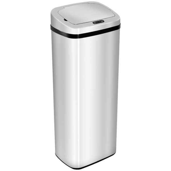 EasyComfort automatische prullenbak 50 L rvs