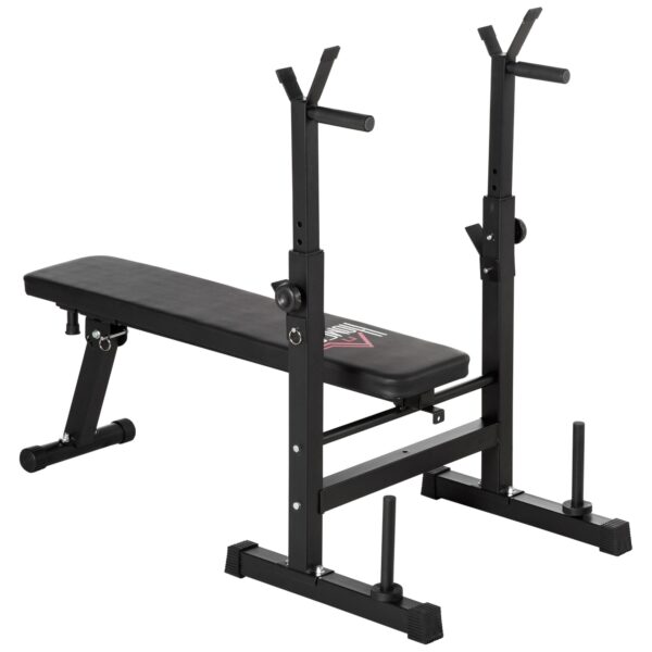 EasyComfort opvouwbare halterbank met rack - 8 verstelbare hoogtes
