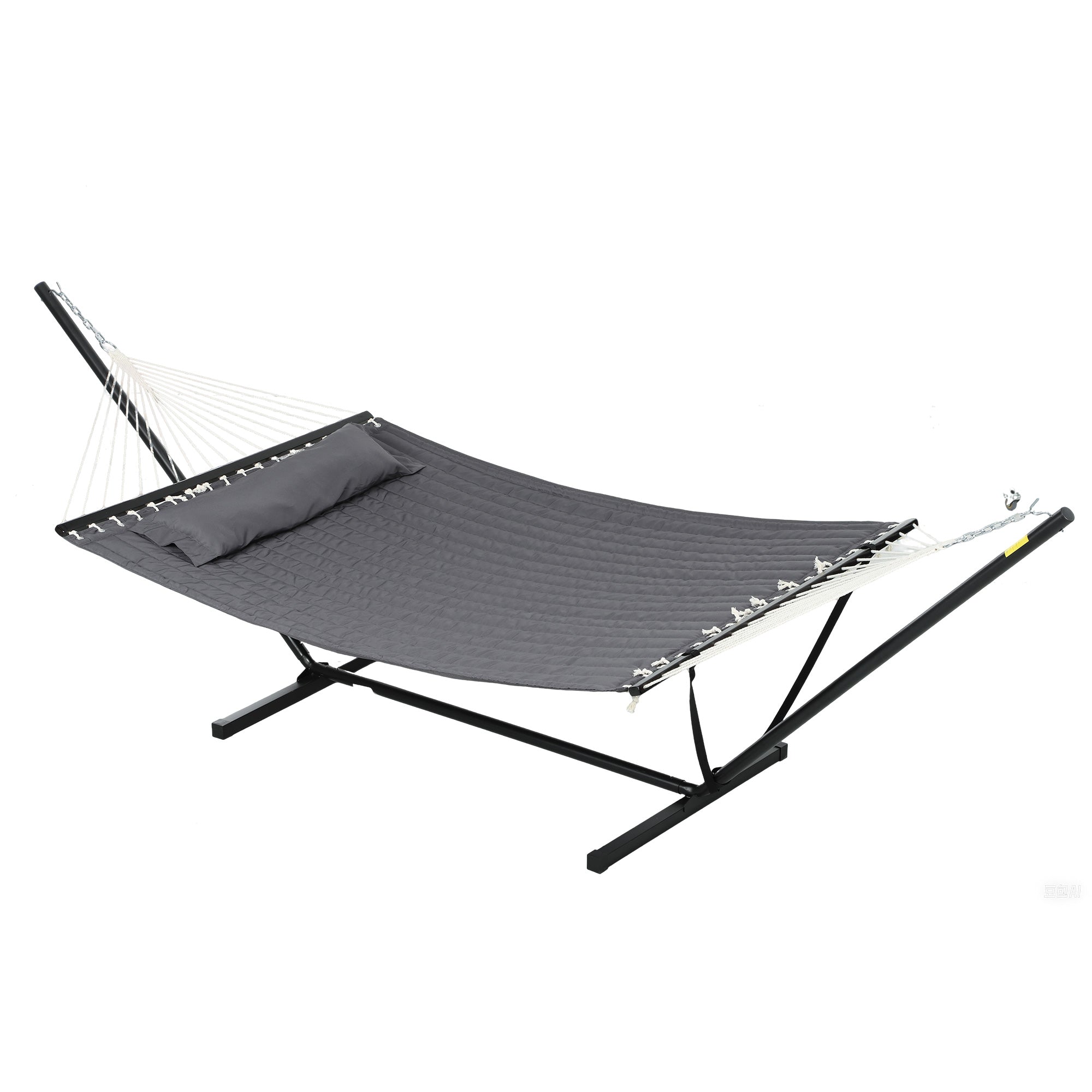 immagine-1-easycomfort-easycomfort-amaca-da-giardino-portatile-con-cuscino-integrato-in-cotone-poliestere-e-acciaio-368x93x110-cm-grigio-scuro_8d4f3f2f-8dbe-4eda-a525-9edd876820d3