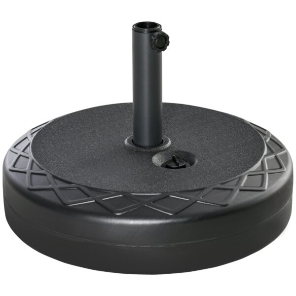 EasyComfort parasolvoet Ø55 cm voor palen Ø38/48 mm, 30 kg, zwart