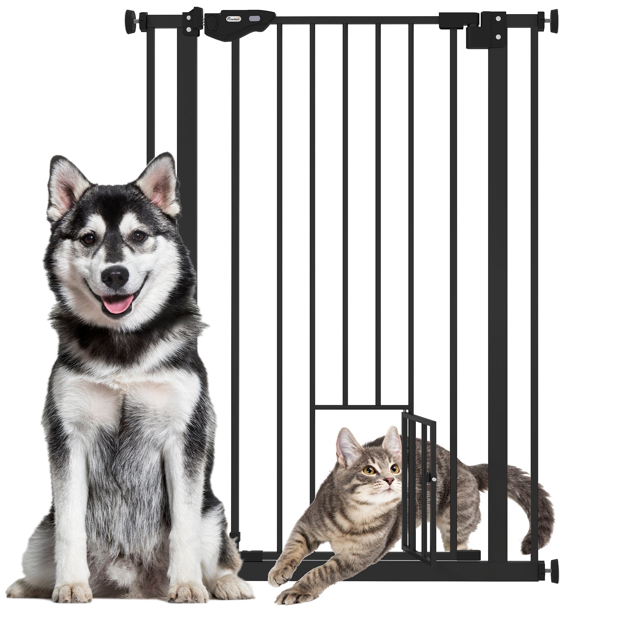 immagine-1-easycomfort-easycomfort-cancellino-per-cani-regolabile-alto-con-porta-piccola-e-chiusura-automatica-74-80x104cm-nero_e5dd0ee3-6387-43b7-b70c-6136b58d708a