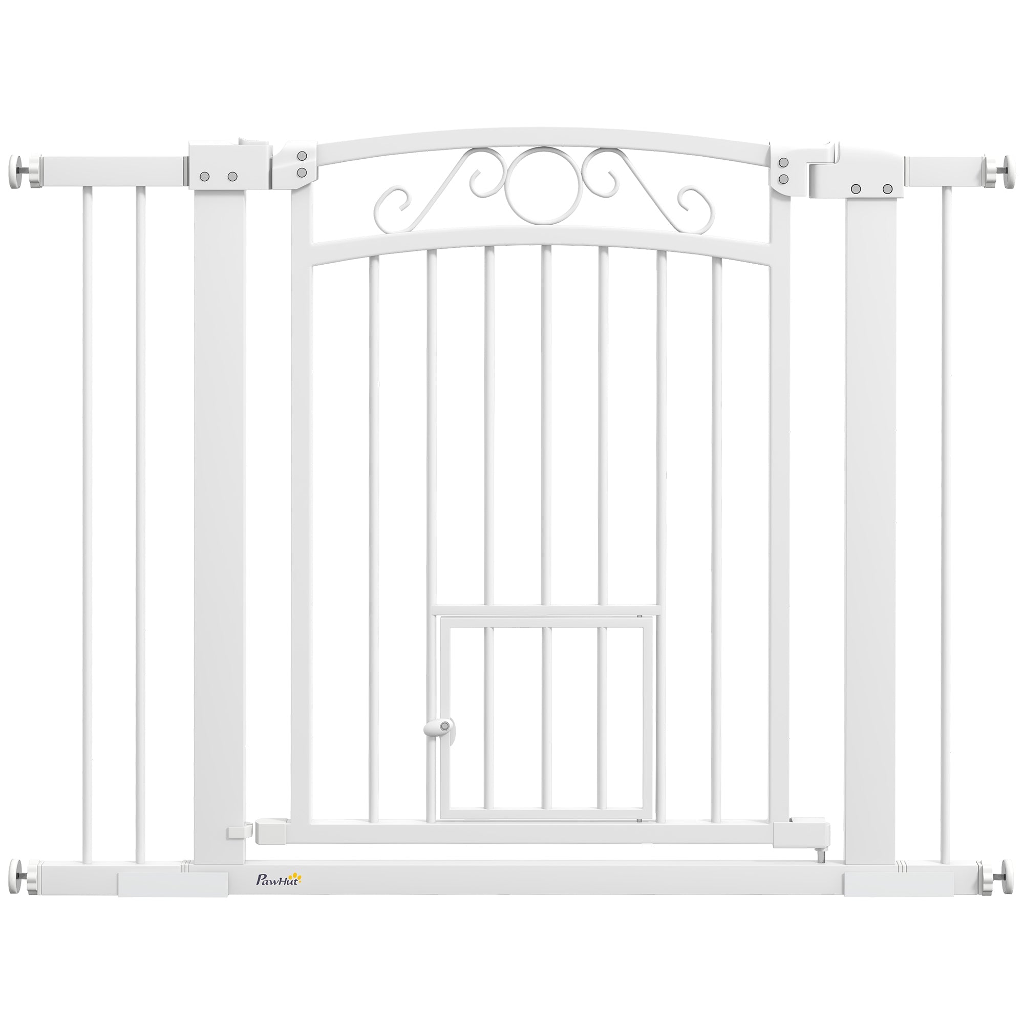 immagine-1-easycomfort-easycomfort-cancellino-per-cani-regolabile-con-estensioni-porta-per-gatti-e-apertura-a-una-mano-76-104x77cm-bianco_75e7e700-1912-43b3-be74-d329e4e89d2d