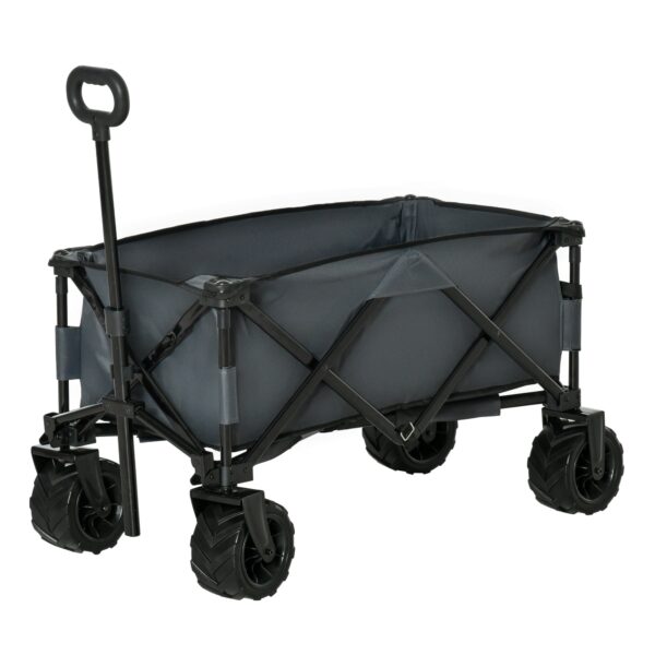EasyComfort Carrello da Giardino tuinwagen 70 kg, telescopische handgreep, 108x55 cm