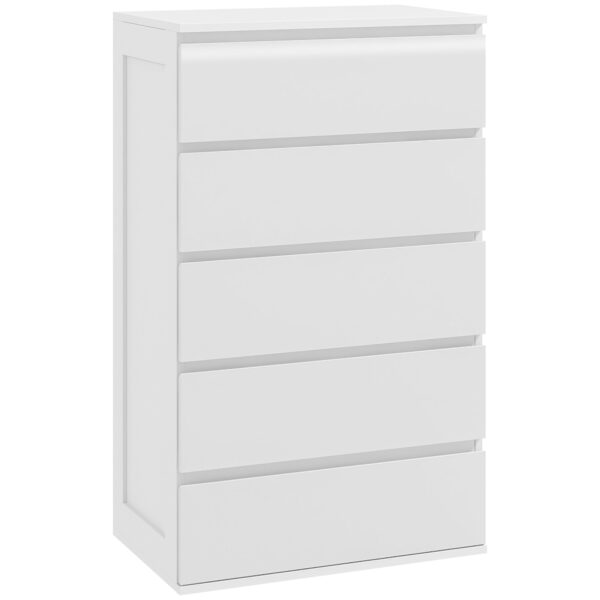 EasyComfort Ladekast 5 lades 60x38x100 cm, wit