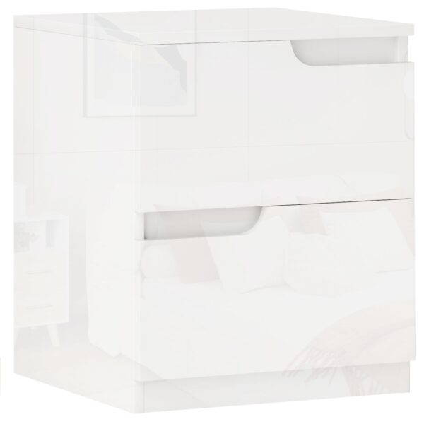 EasyComfort Comodino Moderno nachtkastje, 2 lades, 40x40x48 cm