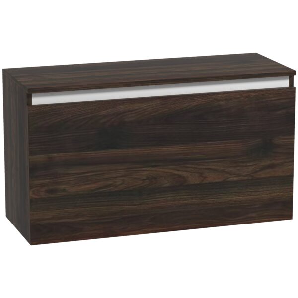 EasyComfort Comodino Sospeso Nachtkastje wandgemonteerd 80x30x45 cm walnoot