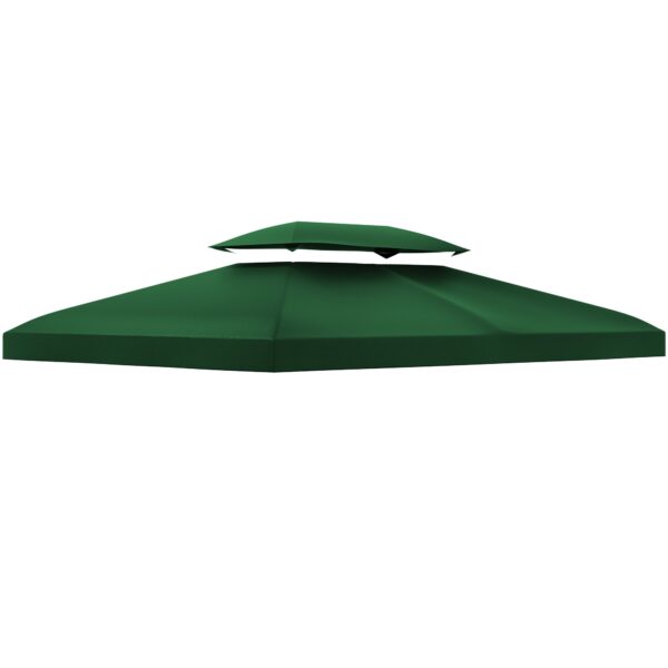 EasyComfort Gazebekap 4x3 m, 2-laags, groen
