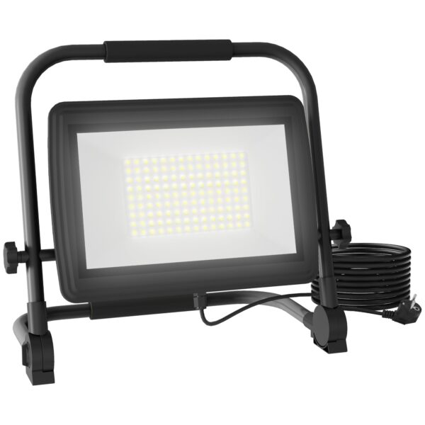 EasyComfort LED-werklamp 6500K 100W, 8500 lm, draaibare kop