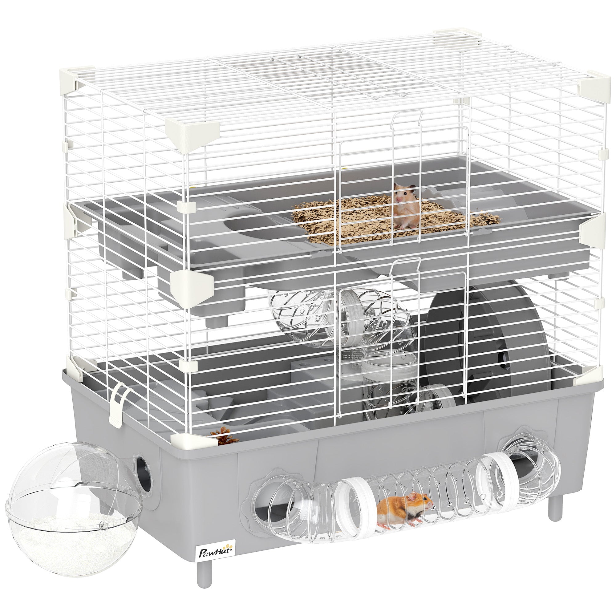 immagine-1-easycomfort-easycomfort-gabbia-per-criceti-a-2-livelli-e-3-porte-con-ruota-e-tubi-in-acciaio-ps-e-pp-44-5x28x44-cm-grigio-e-bianco