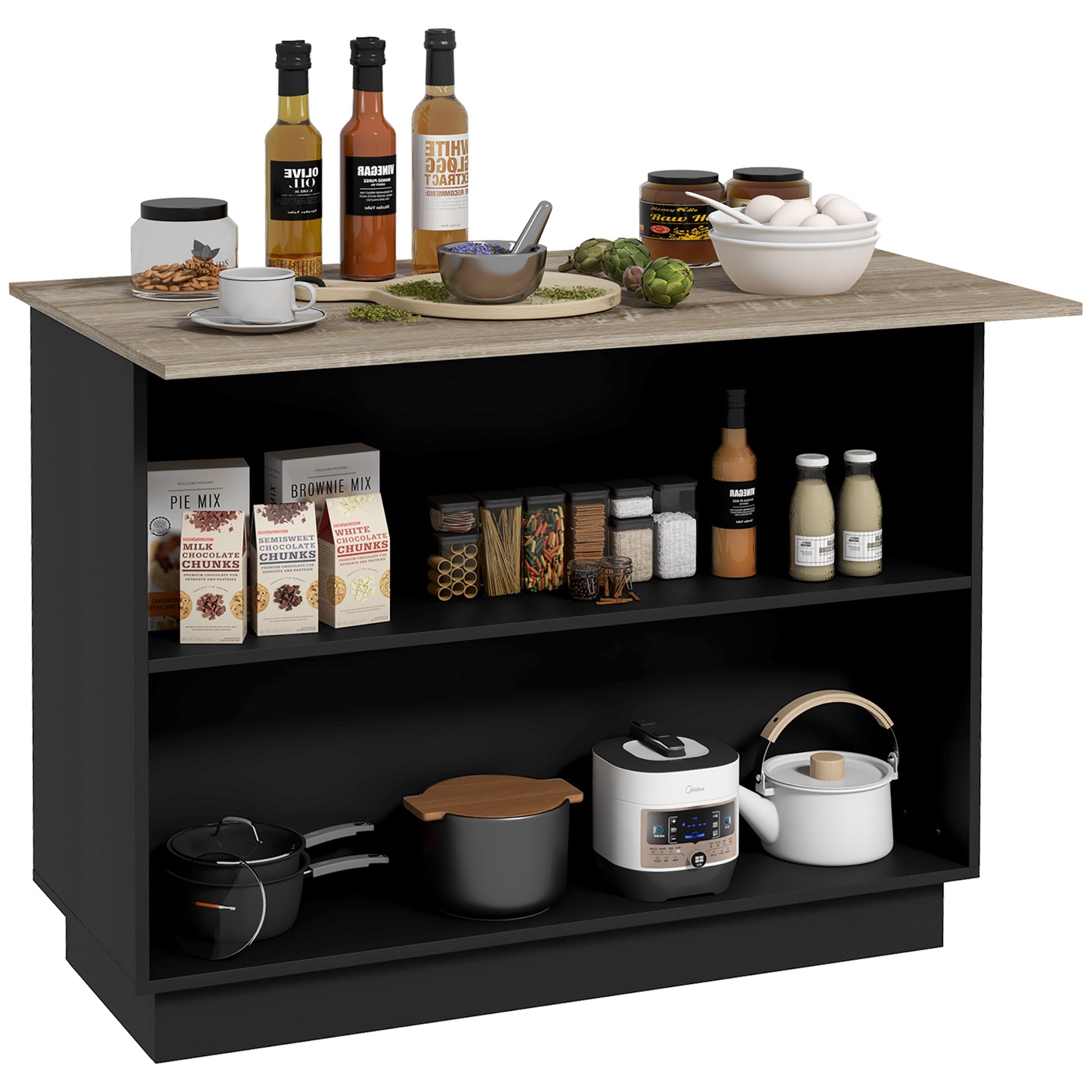 immagine-1-easycomfort-easycomfort-isola-per-cucina-con-2-ripiani-aperti-e-2-armadietti-in-mdf-105x60x82-cm-color-rovere-e-nero_3bf457f0-8e35-432e-9eba-007a131513c6