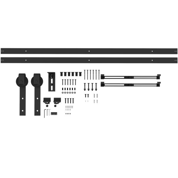 EasyComfort Kit schuifdeursysteem 90 kg 244x0.5x4 cm, zwart