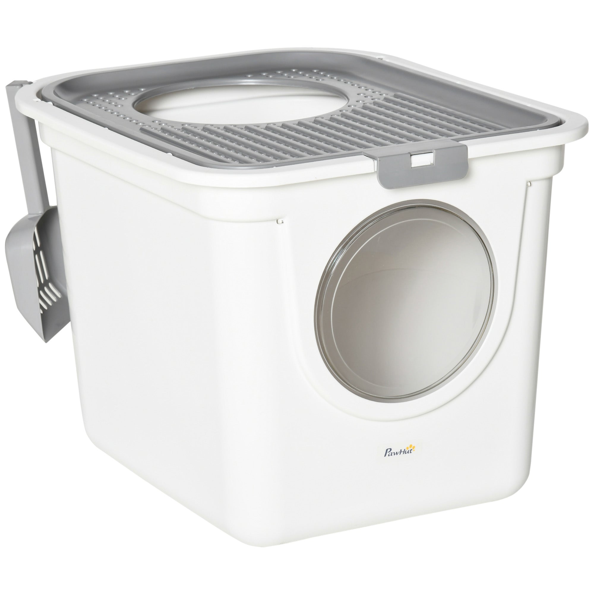 immagine-1-easycomfort-easycomfort-lettiera-per-gatti-chiusa-a-2-ingressi-con-vassoio-e-paletta-in-plastica-pe-44x55x39-cm-bianco_11ce12a8-ee3b-49ca-b1de-3eace313901a