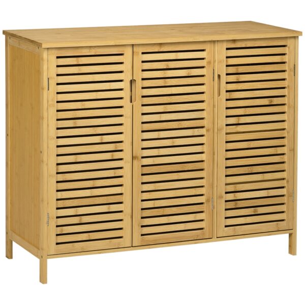 EasyComfort Schoenenkast 8 planken 100x35x80 cm (bamboe)