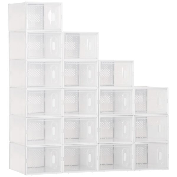 EasyComfort Mobile Scarpiera Rettangolare schoenenkast, 18 vakken (25x35x19 cm)