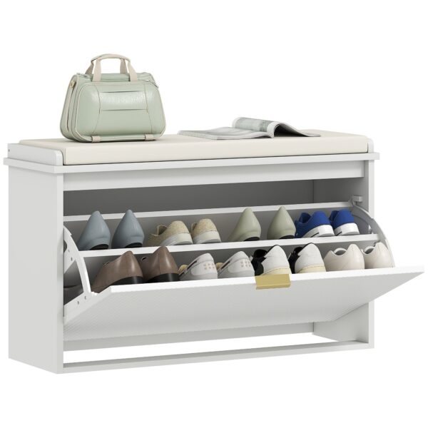 EasyComfort Panca Scarpiera schoenenbank met opbergruimte 80x26x47.5 cm