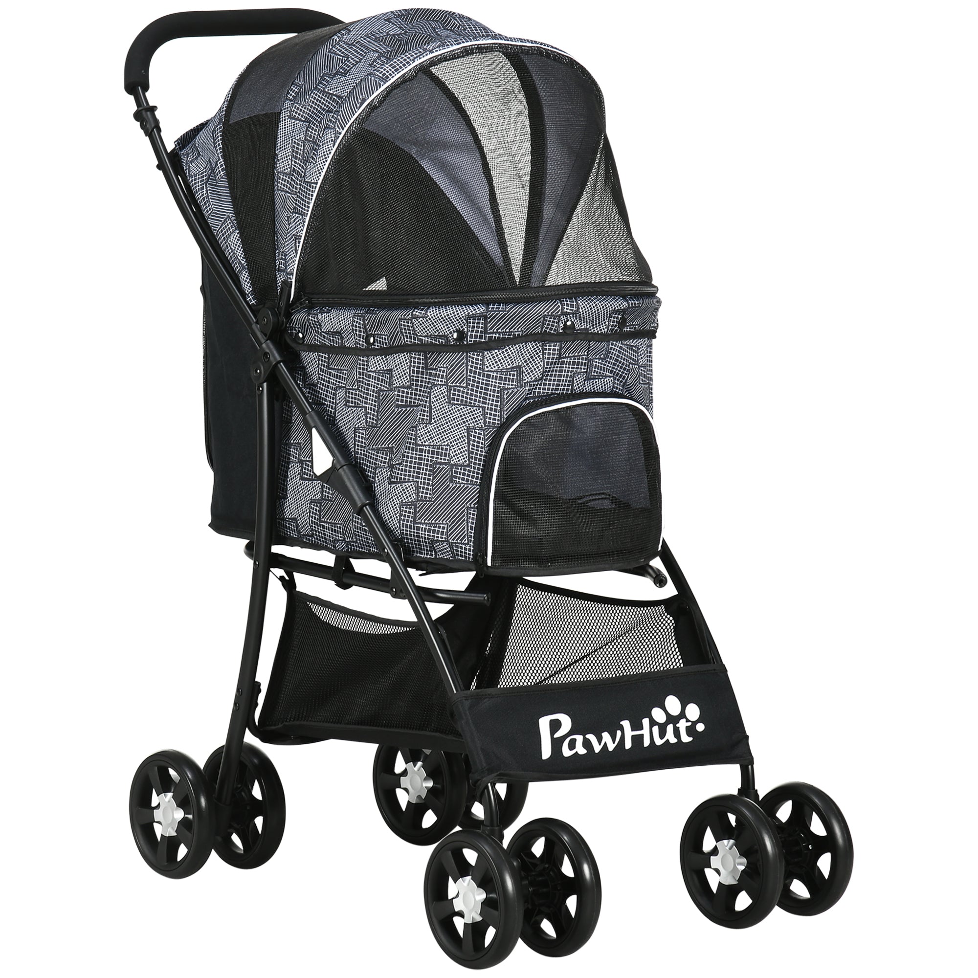 immagine-1-easycomfort-easycomfort-passeggino-per-cani-con-cesto-cuscino-e-2-guinzagli-in-acciaio-e-tessuto-oxford-81x48x99-cm-nero-e-grigio_7a958eb5-3727-492c-9976-2ab0c2abc522