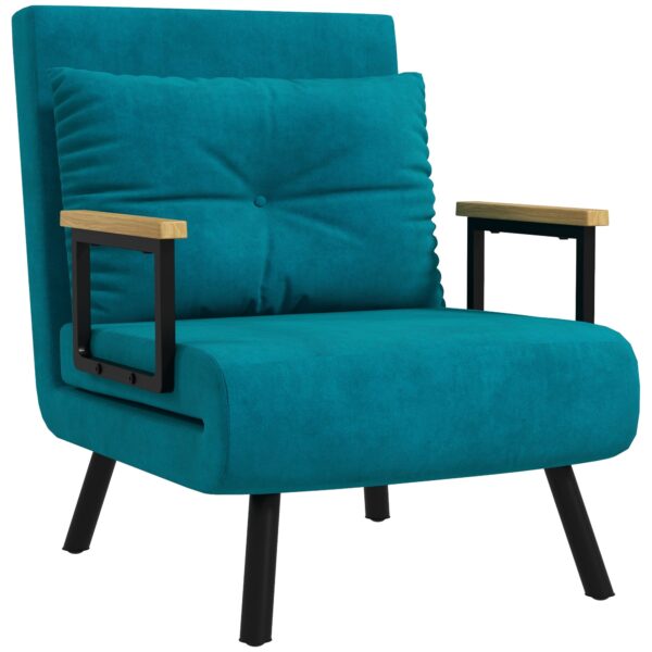 EasyComfort Poltrona Letto 3 in 1 slaapfauteuil, 5 posities, 63x73x81 cm
