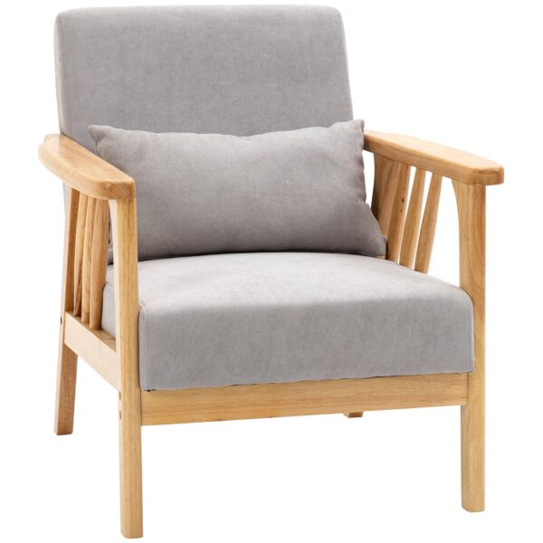 EasyComfort Poltrona Moderna - Moderne fauteuil, 68x75x78 cm, grijs