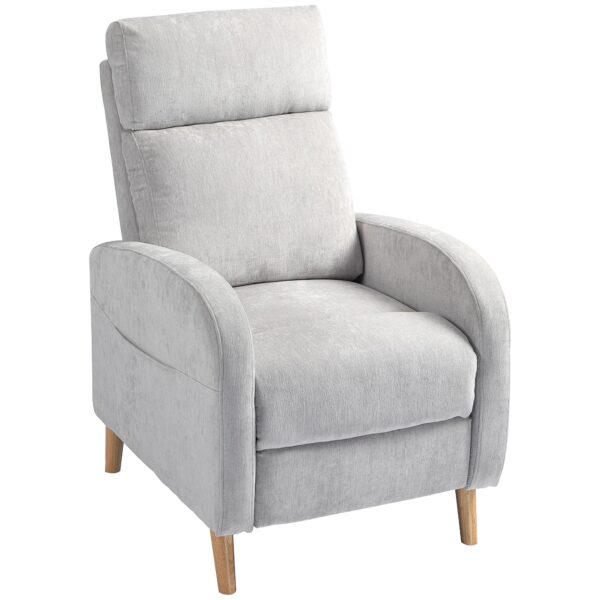 EasyComfort Poltrona Reclinabile 150° fauteuil met uitschuifbare voetensteun, 68x90x106 cm
