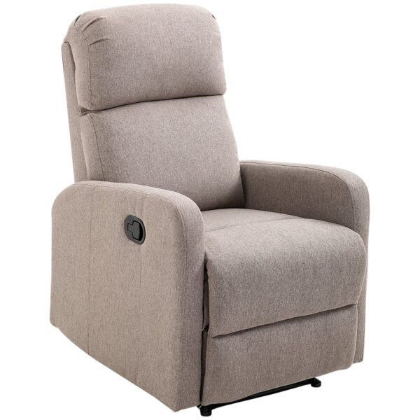 EasyComfort Relaxfauteuil verstelbaar tot 168° met voetenbank, 67x83x107 cm