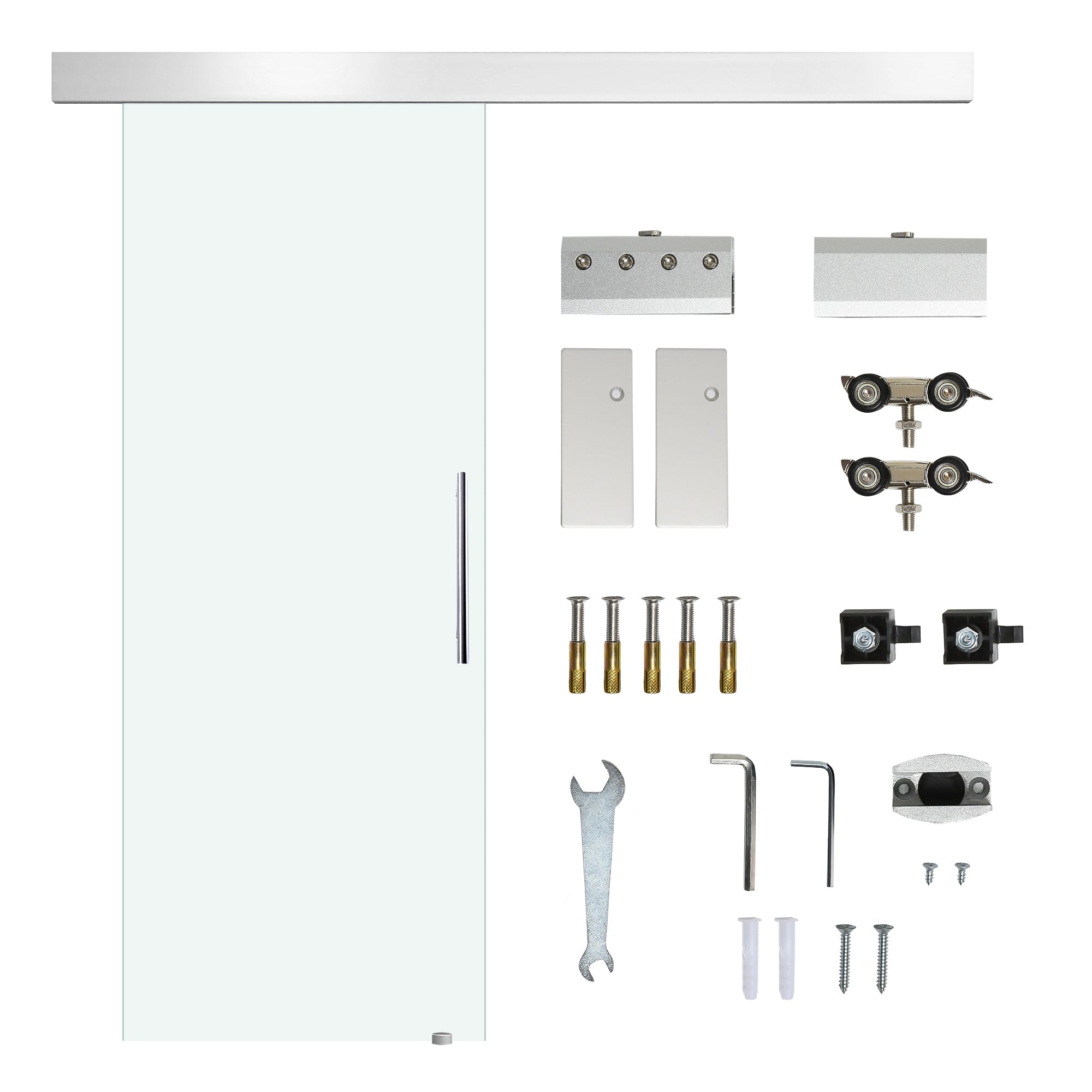 immagine-1-easycomfort-easycomfort-porta-scorrevole-in-vetro-trasparente-con-binario-e-maniglia-in-alluminio-per-bagno-cucina-studio-210x75x0-8cm-ean-8054144133218_ec568eb1-f3a7-4dfa-9d3f-1eb2a126f426