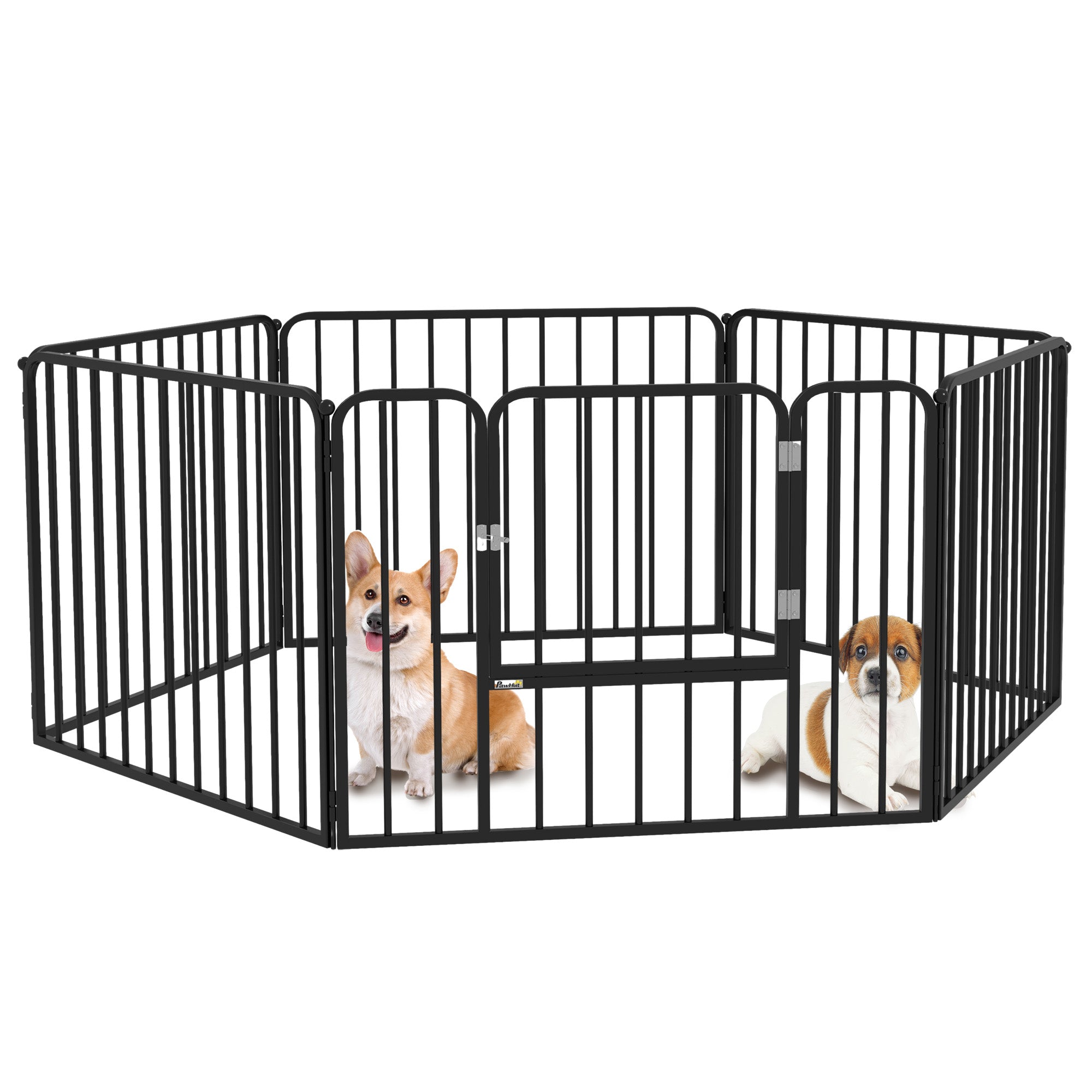 immagine-1-easycomfort-easycomfort-recinto-per-cani-a-6-pannelli-modulabili-da-interno-ed-esterno-in-acciaio-164x83x60-cm-nero_fe17e4fe-1c7e-4406-b215-57a1a14e0011