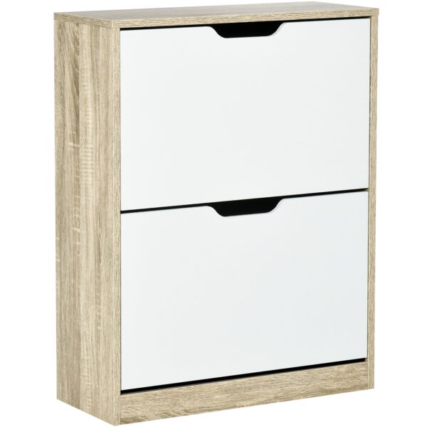 EasyComfort Slim 2-lades schoenenkast, 8 paar, 62.5x26x81 cm