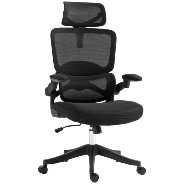 EasyComfort Bureaustoel verstelbaar met neigfunctie, 62x58x120-133 cm