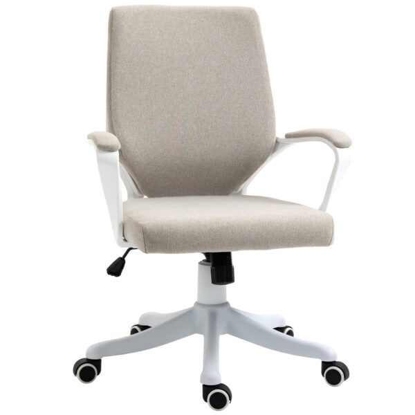 EasyComfort Sedia ergonomische bureaustoel, verstelbaar 92–100 cm, beige