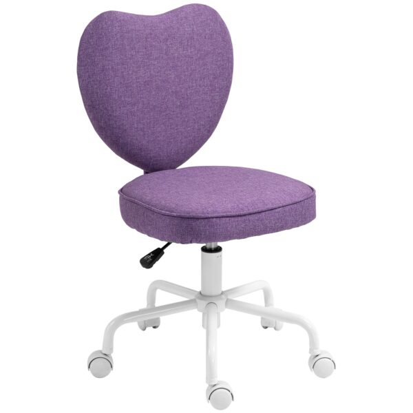 EasyComfort Hartvormige bureaustoel 40x50x79-89 cm, paars