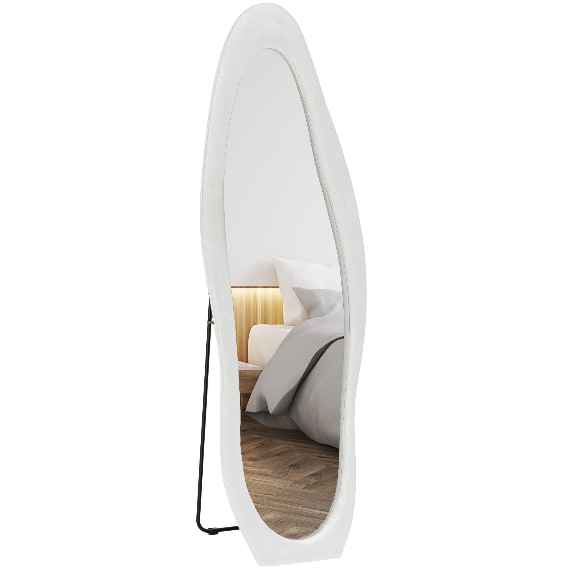immagine-1-easycomfort-easycomfort-specchio-a-figura-intera-con-cornice-ondulata-in-velluto-specchio-da-terra-e-da-parete-160x50-cm-bianco_c18b00c2-d4cd-42a1-acbd-ae1d5967b442