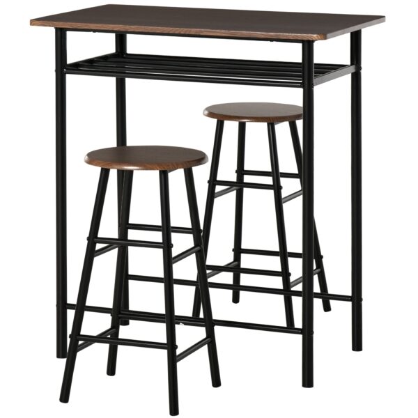 EasyComfort Tavolo Alto barset (tafel + 2 krukken) 80×50×90 cm
