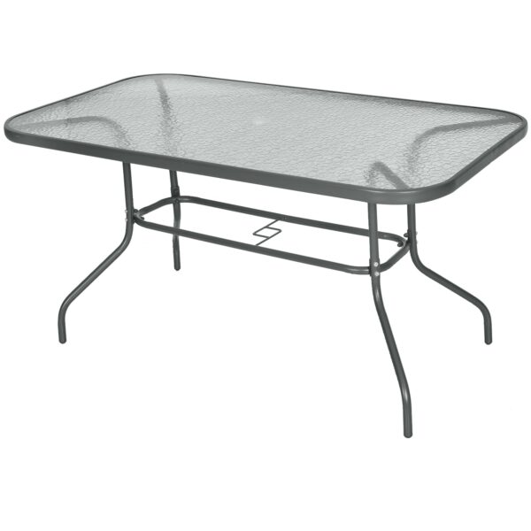 EasyComfort Tuintafel met parasolgat 140x80x70cm