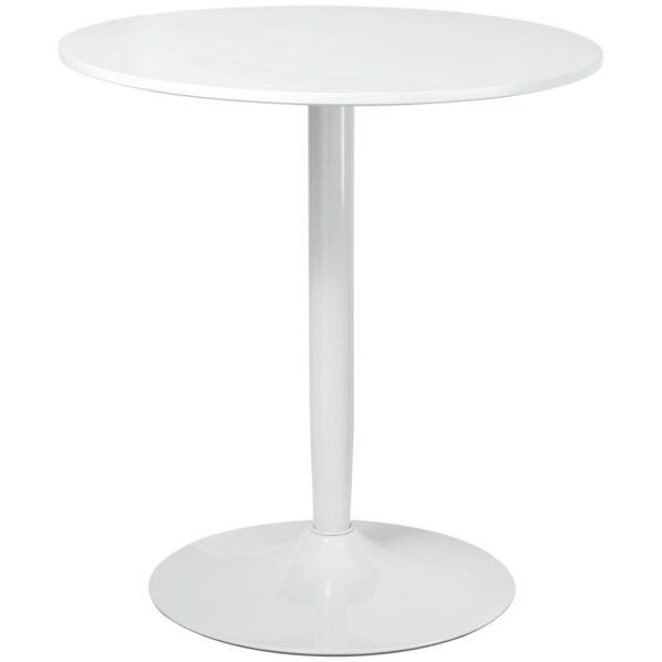 EasyComfort Rond eettafel voor 2 personen Ø70x75 cm, wit