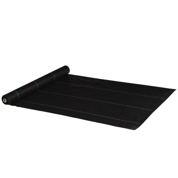 EasyComfort Onkruiddoek 2x25 m (zwart)
