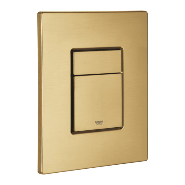 Grohe Skate Cosmopolitan bedieningsplaat goud geborsteld 156 x 197 mm