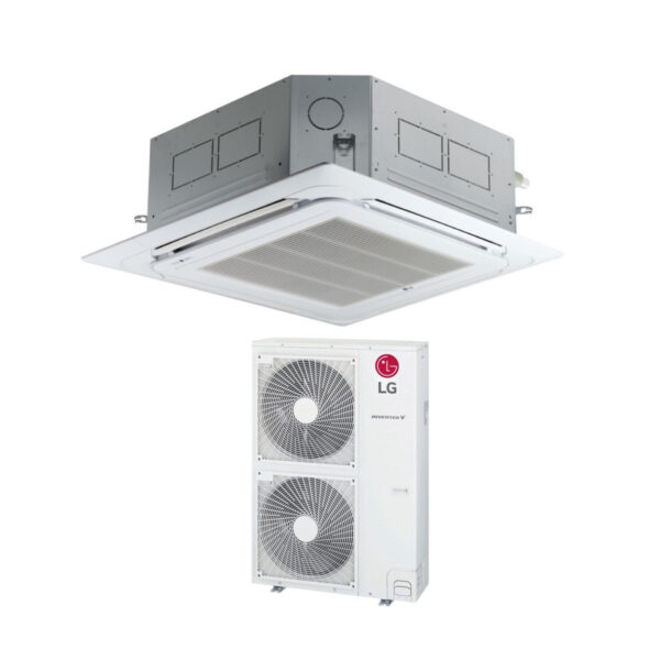 airconditioner Cassetta a 4 Vie LG Standard 48000 Btu UT48F R-32 Wi-Fi Optional con Pannello
