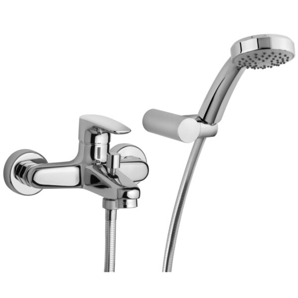 Paini Parallel badmengkraan opbouw eengreeps + handdouche 47CR105