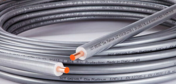 SCTubes SMISOL Clim Platinum geïsoleerde koperen leiding 50 m (1/4–3/8–1/2)