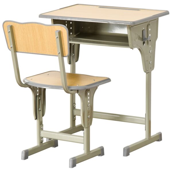 EasyComfort kinderbureau met stoel in hoogte verstelbaar (6–12 jaar)