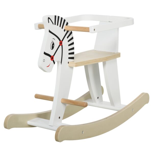EasyComfort Cavallo a Dondolo Classico Schommelpaard hout 68x26.5x48cm