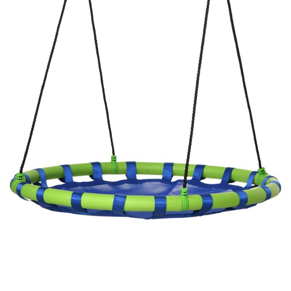 EasyComfort ronde schommel Ø100 cm met verstelbare touwen - blauw