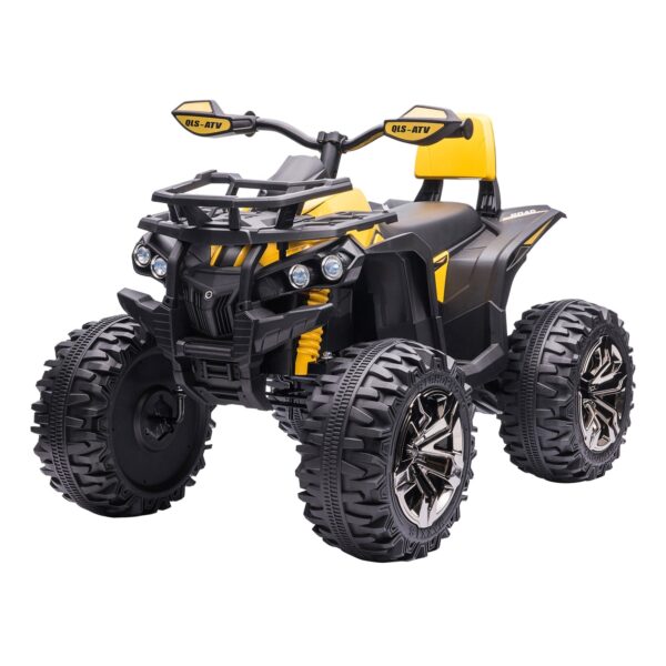 EasyComfort elektrische kinderquad 12V (3-5 jaar) geel 100x65x73cm